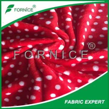 manufacture China 100% polyester flannel fabric wholesale