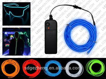 Hot sale electroluminescent wire for halloween and christmas decoration