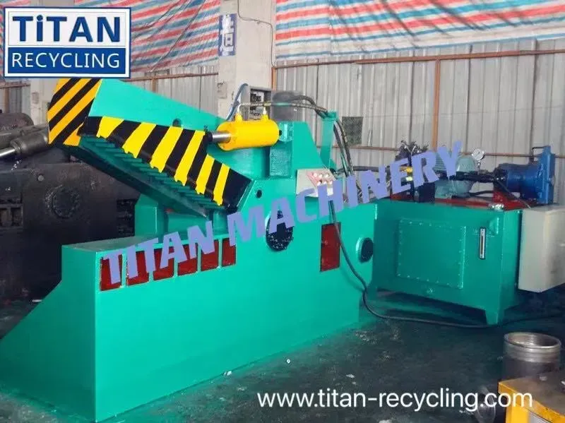 Alligator Shear for Scrap Metal Recycling