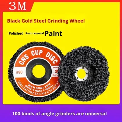 3M 4-Inch Black Diamond Polishing Disc