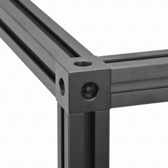 Custom Industrial 4080 Aluminum Extrusion Profiles: 4040 x 4080 V-Slot C-Beam in Black Anodized 6063 T8 Slot