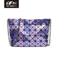 Geometrische Kettentaschen für Frauen Luxus Make-up Tasche