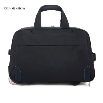 2 wheels sky waterproof Oxford cloth trolley bag