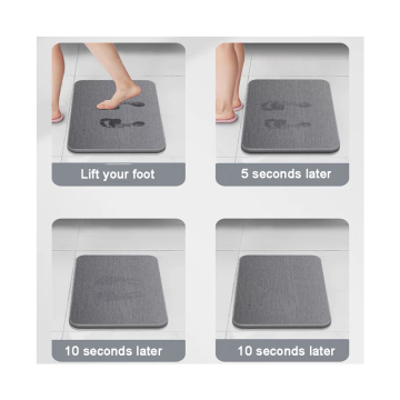 Diatom Mud Floor Mat: Anti-Slip, Absorbent Bath Mat - Customizable OEM/ODM Options