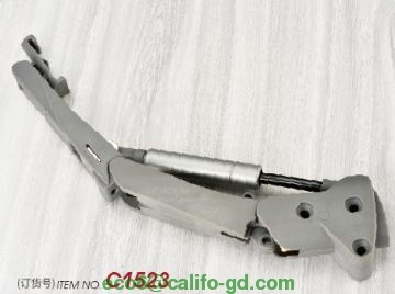 Gas spring cabinet support