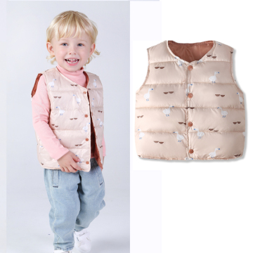 Newborn Baby Clothes Winter Autumn Baby Girls Waistcoats Toddler Kids Warm Thick Vest Coats Baby Boys Sleeveless Jackets