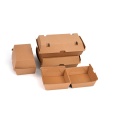 Cajas de hamburguesas de cartón corrugado premium para envasado de alimentos