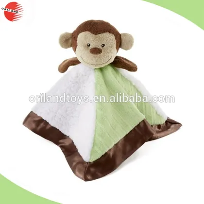 Hot sales&high quality lovely plush animal baby blanket