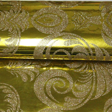types of colorful gold glitter paper