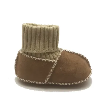 sheepskin soft sole infant baby shoes
