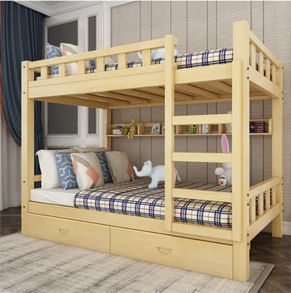 Hot Sale: Modern Simple Solid Wood Bunk Bed for Kids
