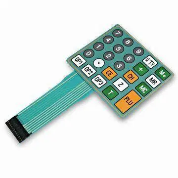 Membrane Keyboard with Life Expectancy of 500,000 to 30,000,000 Cycles