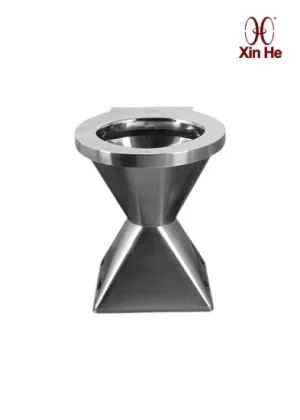 Compact RV Toilet – Stainless Steel Camper Toilet