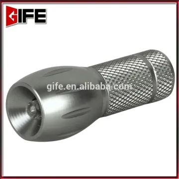 Hot Sale Small Colorful Good Metal Materail 3 led led keychain flashlight twist