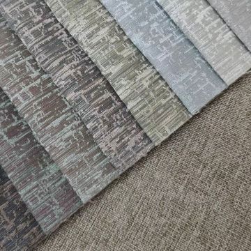 Tissu décoratif d'ameublement doux et pratique