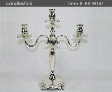 3 sticks polyresin candle holder ER-W141 for wedding table centerpieces,tall candle holders for weddings