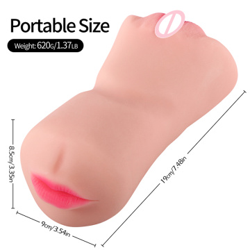 Brinquedo sexual oral realista para homens