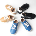 Print Logo Leather Children Casual Shoes