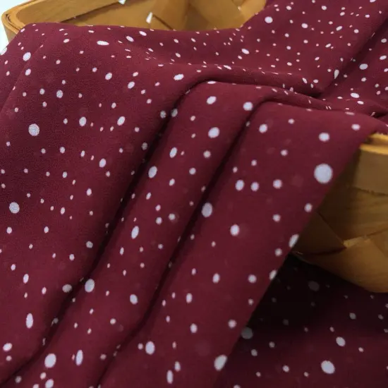 Woven Poly Crepe Magic Sky Stars Printed Fabric