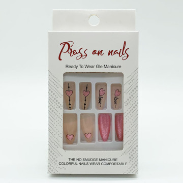 Customized Private Label Press-on Nails: Full Cover Waterproof False Nails