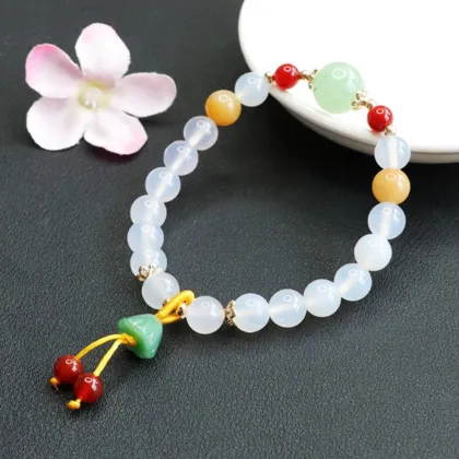 Natural Stone Bead Jade Bracelets for Women - Healing Fashion Jewelry
