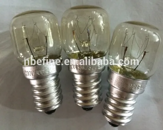 oven lamp pigmy bulb 220V 15W E14S T22 300degree