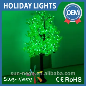 LED 2016 outdoor waterproof bougainvillea green tree Christmas artificial Ginkgo tree light