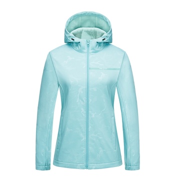 Lässiger Softshell-Stoffmantel für Damen