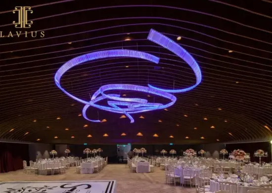 Updated modern contemporary lighting chandelier dining area