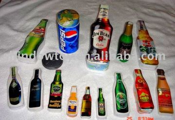 100% cotton drink bottle shape compressed towel
