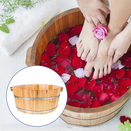 Reusable Wooden Foot Soaking Bucket