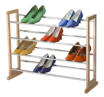 Quatre étagères étagère à chaussures avec en bois