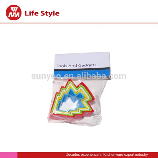 different sizes nylon bakeware Christmas trees cake/cookies/bread mould for fake cookies