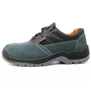 Anti slip cheap sued leather work shoes