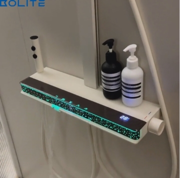 Piano Keys Intelligent Constant Temperature LED Digital Display Shower Set Factory Direct Supply