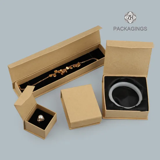 Latest designed custom logo printed jewelry boxes