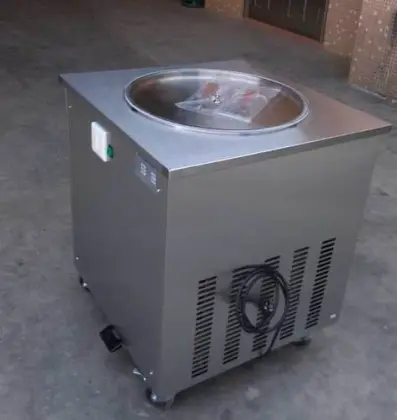 frozen rolling ice cream machine