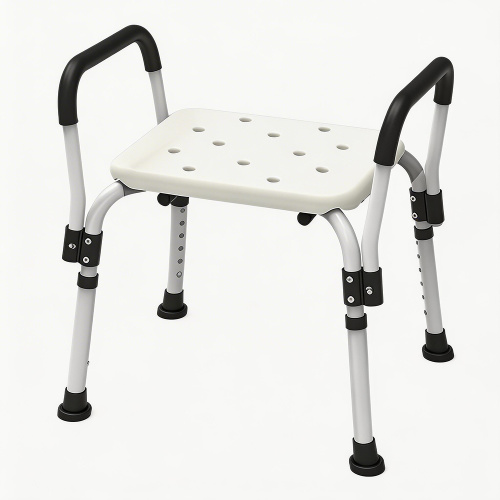 مقعد حمام بارتفاع قابل للتعديل للاستخدام الآمن في الاستحمام