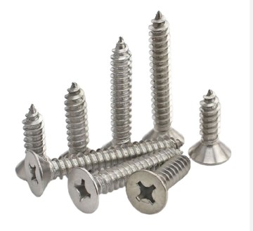 stainless steel 304 410 self tapping wood screw