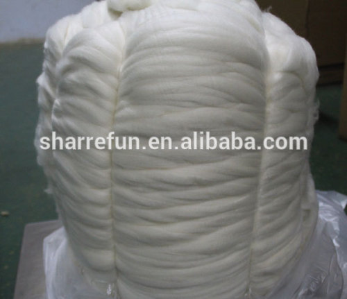 China Factory manufacturer Mongolian Pure Cashmere Tops Roving White color