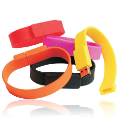 Het hete verkopen armband usb flash drive klap polsband usb siliconen usb polsband