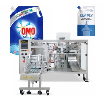 Automatic Spout Bag Doy Pouch Filling Packaging Machinery for Viscous Liquids