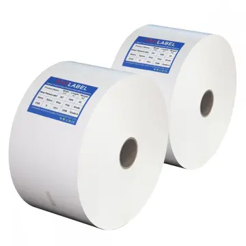 Semi Gloss Paper Label Stock Jumbo Rolls