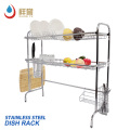 Rack de cuisine en acier inoxydable Rack de drainage d&#39;eau