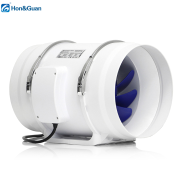 Hon&Guan 8 Inch 220~240V Big Airflow Mixed-Flow Inline Duct Fan