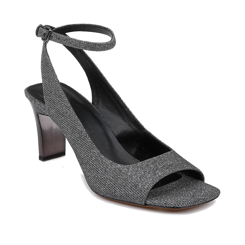 Women Canvas High Heel Sandals Fashionable Summer Shoes
