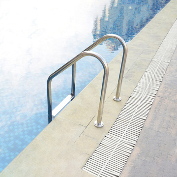 Espesor de 1 mm 304 escalera de piscina de acero inoxidable