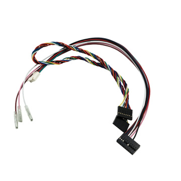 Chicote portátil de cabo eletrônico DuPont de alto desempenho de 10 pinos com chicote de fios de ligação isolado em PVC