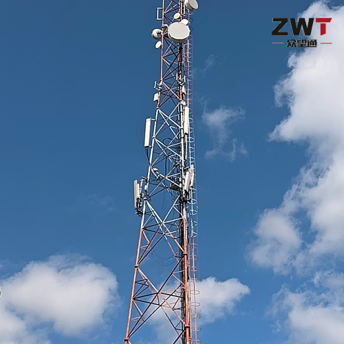 Estrutura durável de suporte de antena de três tubos