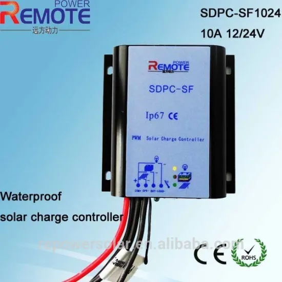 waterproof solar charge controller 12v/24v 10a pwm solar controller